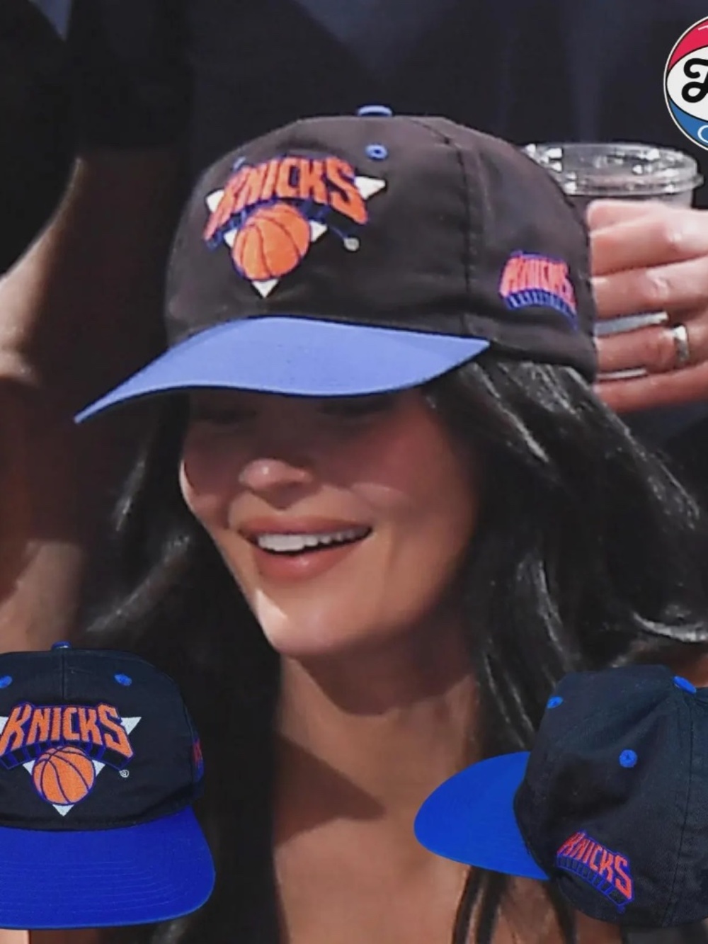 Black/Blue New York Knicks Snapback Hat
